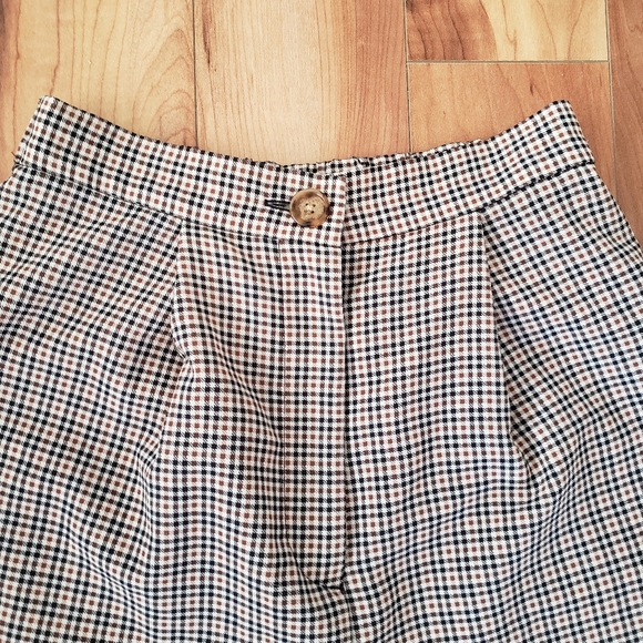 H&M High Rise Plaid Pants - Picture 2 of 5